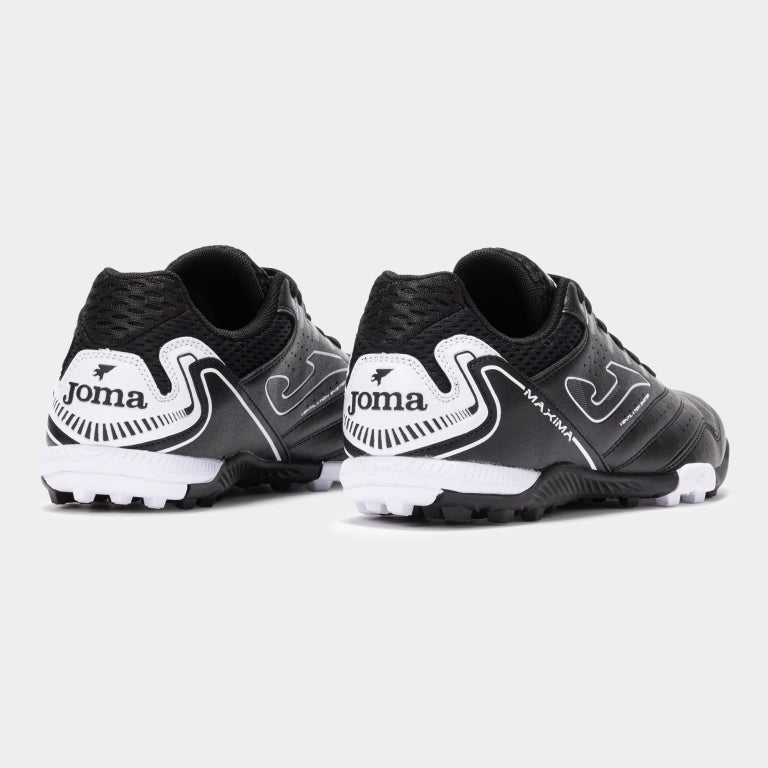 Joma Maxima 2501 durable turf soccer shoes in black
