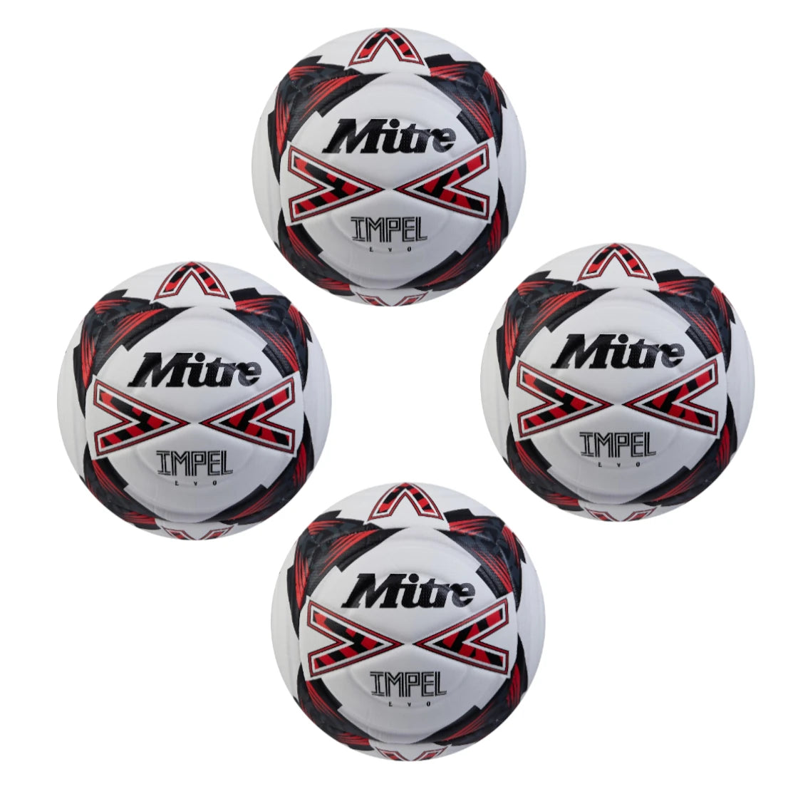 Mitre Impel Evo Soccer Ball - (Pack of 4, 6 or 10)
