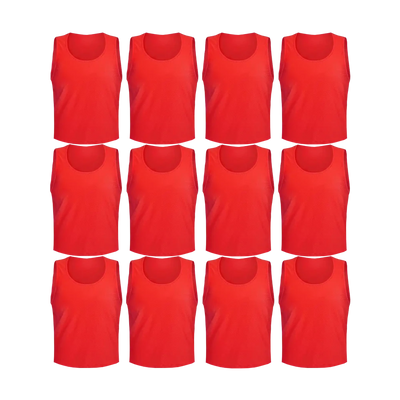 Team Practice Mesh Scrimmage Vests Sport Pinnies Training Bibs (12 Pieces)