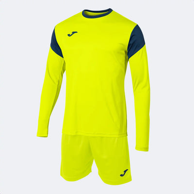Yellow Joma Phoenix goalkeeper set with jersey and shorts