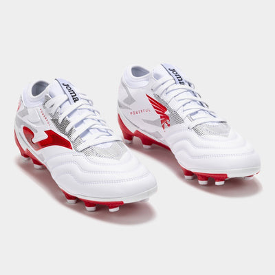 Joma Powerful 2502 Firm Ground Soccer Cleats (FG).Improved foot fit thanks to the SOCK SYSTEM, ensuring top comfort.