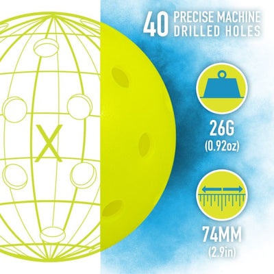 Franklin Pickleball X-40 Outdoor Pickleballs 3 Pack