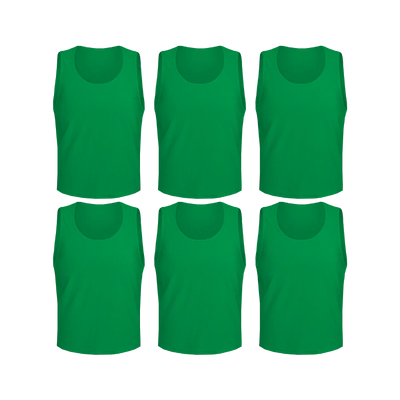 Team Practice Mesh Scrimmage Vests Sport Pinnies Training Bibs (6 Pieces)