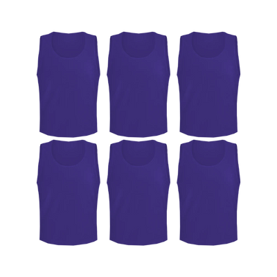 Team Practice Mesh Scrimmage Vests Sport Pinnies Training Bibs (6 Pieces)