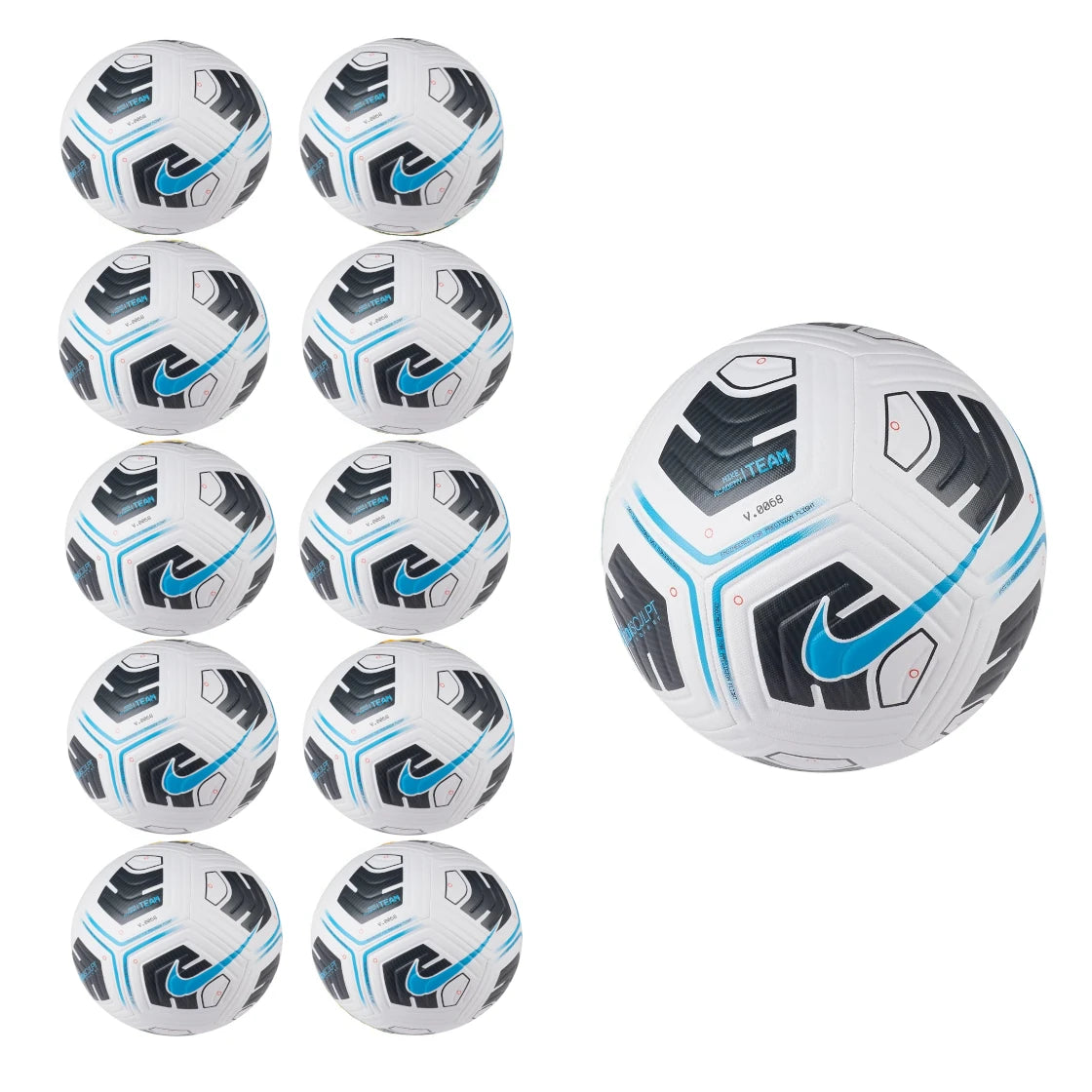 Nike Academy Blue Color Size 3 Pack of 10