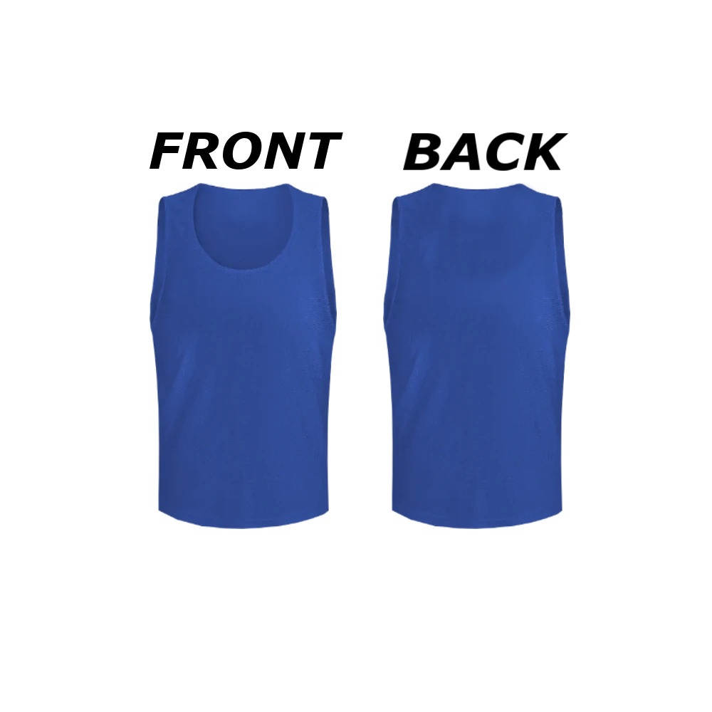 Team Practice Mesh Scrimmage Vests Sport Pinnies Training Bibs (12 Pieces)