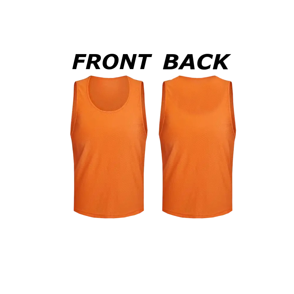 Team Practice Mesh Scrimmage Vests Sport Pinnies Training Bibs (12 Pieces)