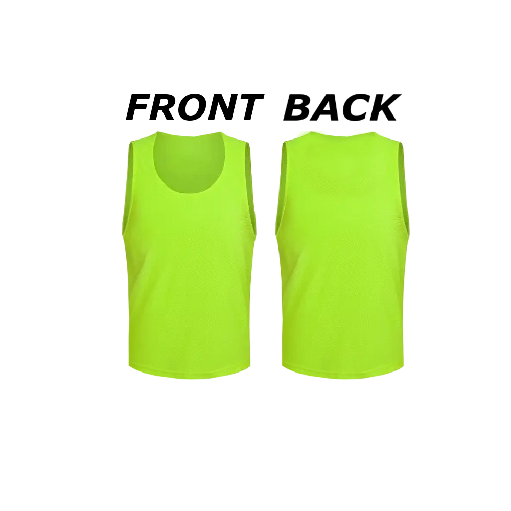 Team Practice Mesh Scrimmage Vests Sport Pinnies Training Bibs (12 Pieces)