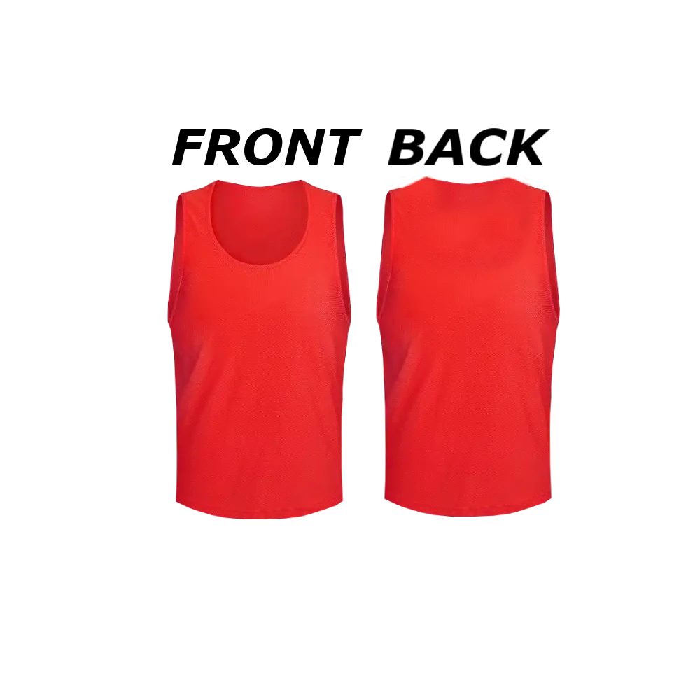 Team Practice Mesh Scrimmage Vests Sport Pinnies Training Bibs (12 Pieces)