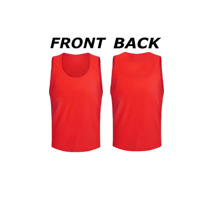 Team Practice Mesh Scrimmage Vests Sport Pinnies Training Bibs (6 Pieces)