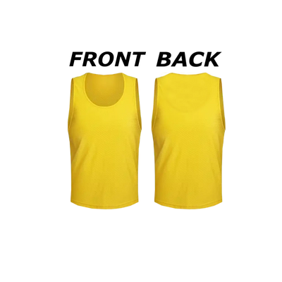 Team Practice Mesh Scrimmage Vests Sport Pinnies Training Bibs (12 Pieces)