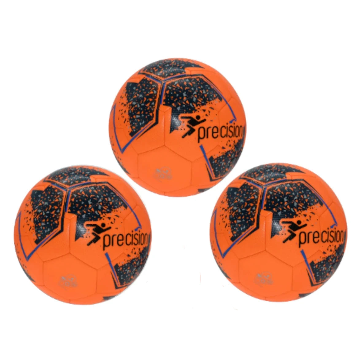Orange Size 3 Pack of Soccer balls