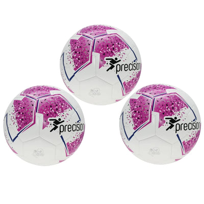 Pink Size 3 Pack of Soccer balls
